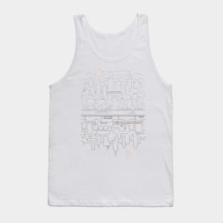 City 24 (Grey) Tank Top